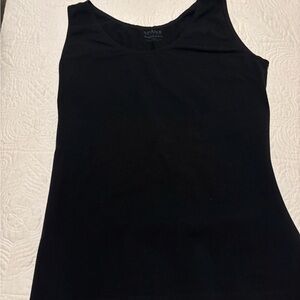SPANX Black Scoop Neck Tank